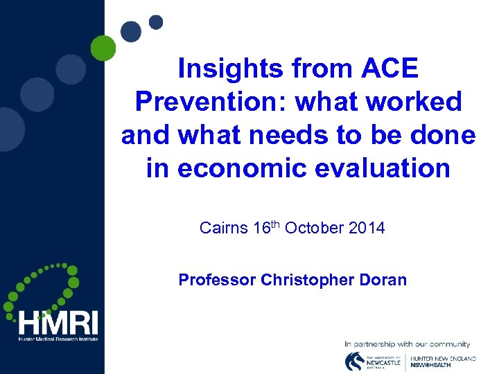 Insights from ACE Prevention: what worked and what needs to be done in economic