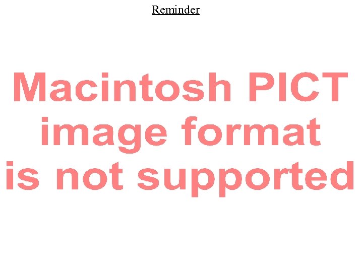 Reminder 