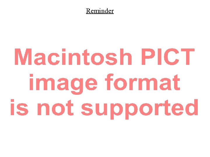 Reminder 