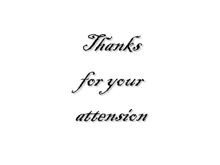 Thanks for your attension 