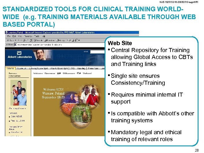 NJE-192515. 016 -20050310 -sugn. HR 1 STANDARDIZED TOOLS FOR CLINICAL TRAINING WORLDWIDE (e. g.