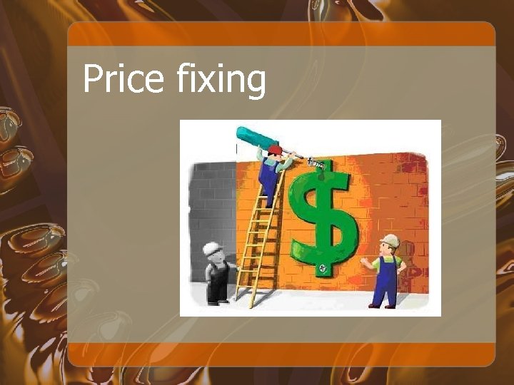 Price fixing 