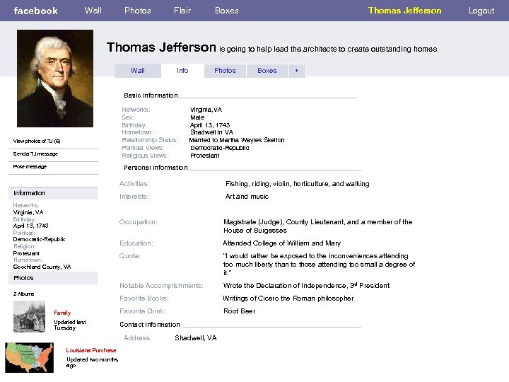 facebook Wall Photos Flair Boxes Thomas Jefferson is going to help lead the architects