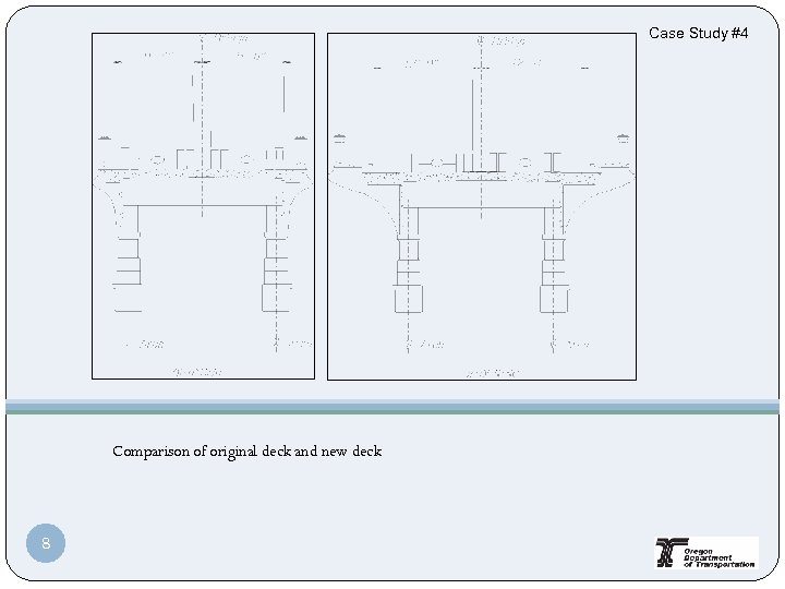 Case Study #4 Comparison of original deck and new deck 8 