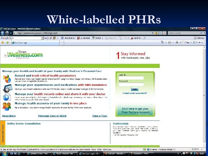 White-labelled PHRs 