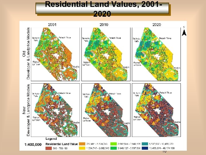 Residential Land Values, 20012020 10 