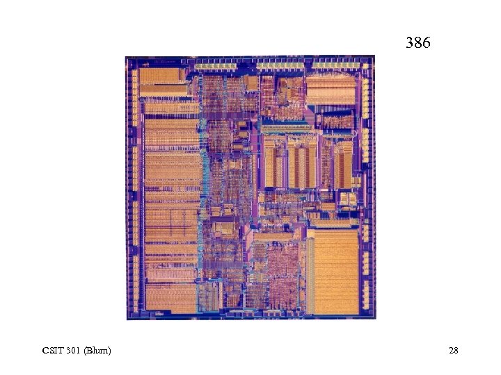 386 CSIT 301 (Blum) 28 