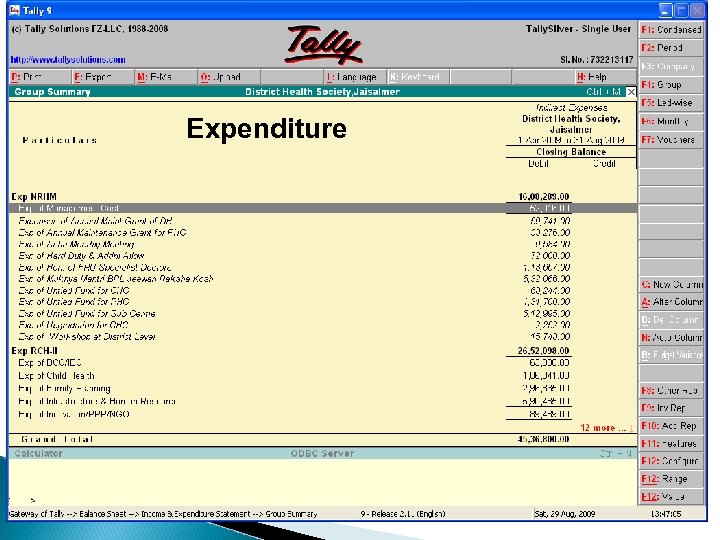 Expenditure 