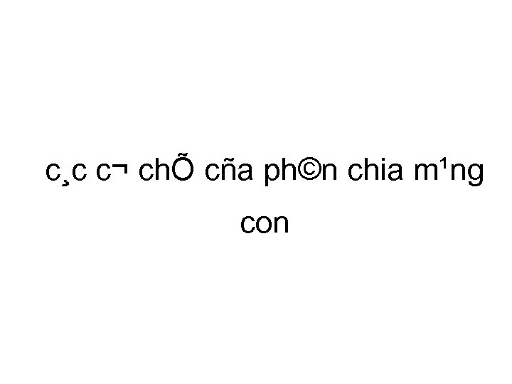 c¸c c¬ chÕ cña ph©n chia m¹ng con 
