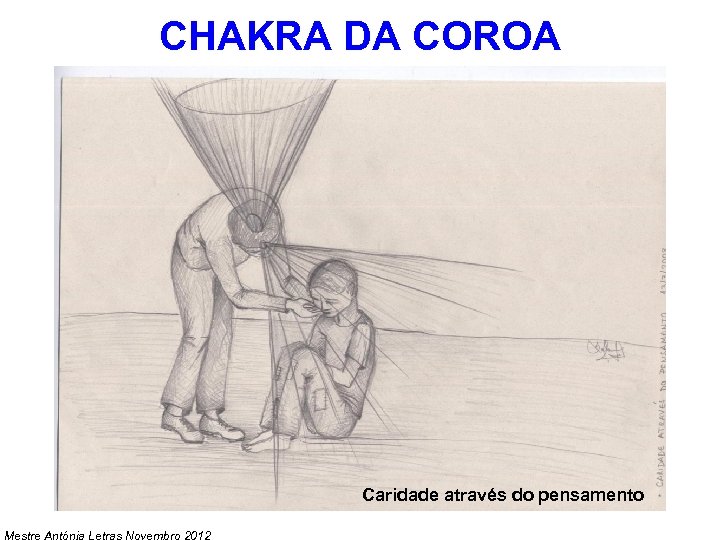 CHAKRA DA COROA Caridade através do pensamento Mestre Antónia Letras Novembro 2012 