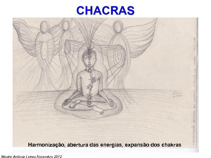 CHACRAS Harmonização, abertura das energias, expansão dos chakras Mestre Antónia Letras Novembro 2012 