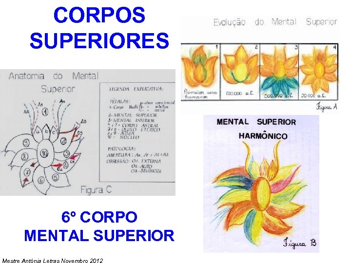 CORPOS SUPERIORES 6º CORPO MENTAL SUPERIOR Mestre Antónia Letras Novembro 2012 