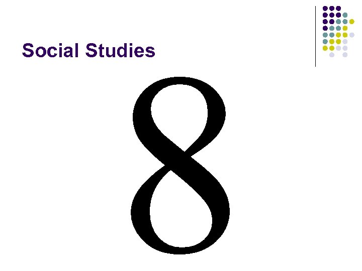 8 Social Studies 