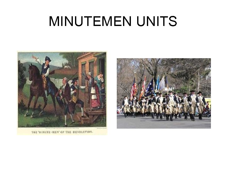 MINUTEMEN UNITS 