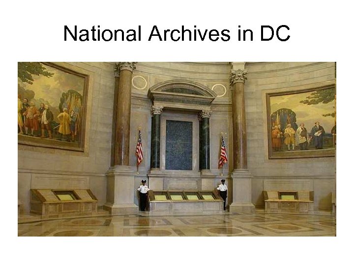 National Archives in DC 