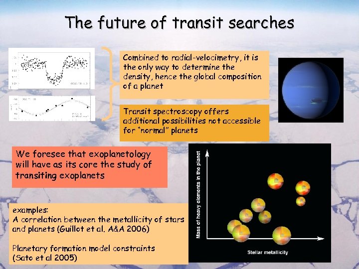 The future of transit searches Combined to radial-velocimetry, it is the only way to