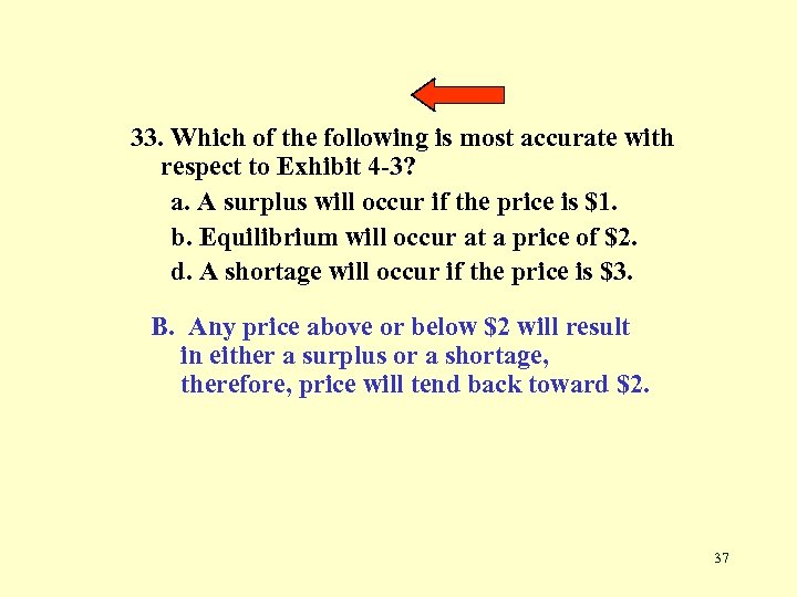 33. Which of the following is most accurate with respect to Exhibit 4 -3?