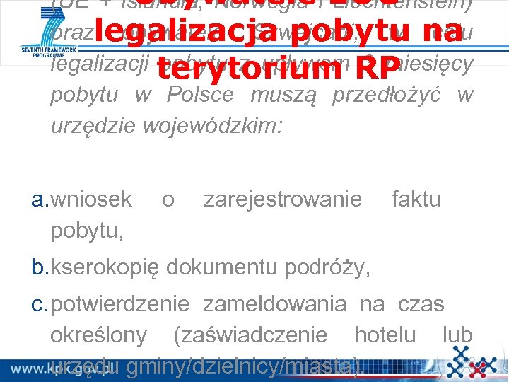 Obywatele Liechtenstein) (UE + Islandia, Norwegia i EOG orazlegalizacja pobytu na obywatele Szwajcarii, w