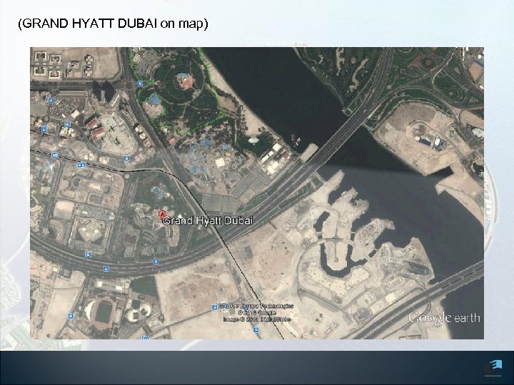 (GRAND HYATT DUBAI on map) 