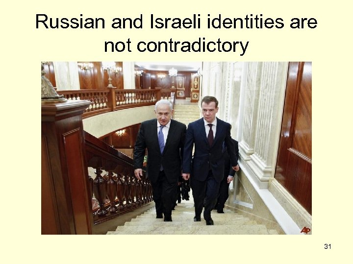 Russian and Israeli identities are not contradictory 31 