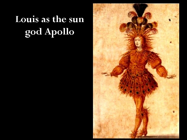 Louis as the sun god Apollo 