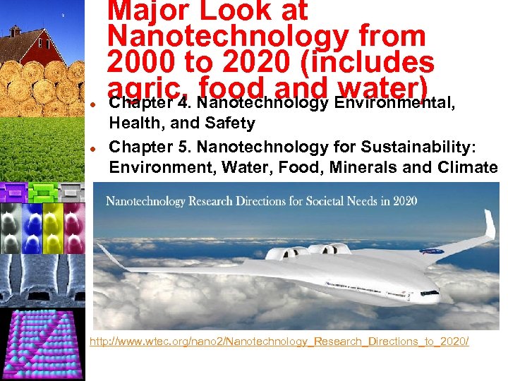 l l Major Look at Nanotechnology from 2000 to 2020 (includes agric, food and