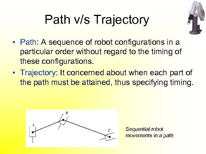 Robotics Chapter 5 Path and Trajectory Planning