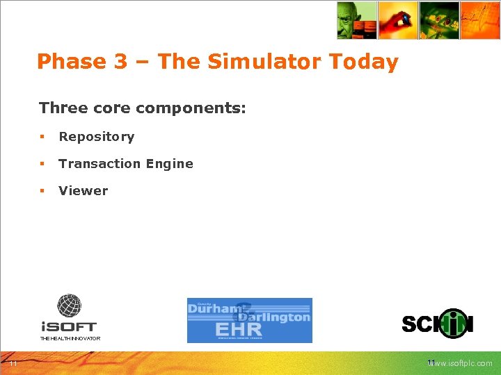 Phase 3 – The Simulator Today Three core components: § Repository § Transaction Engine
