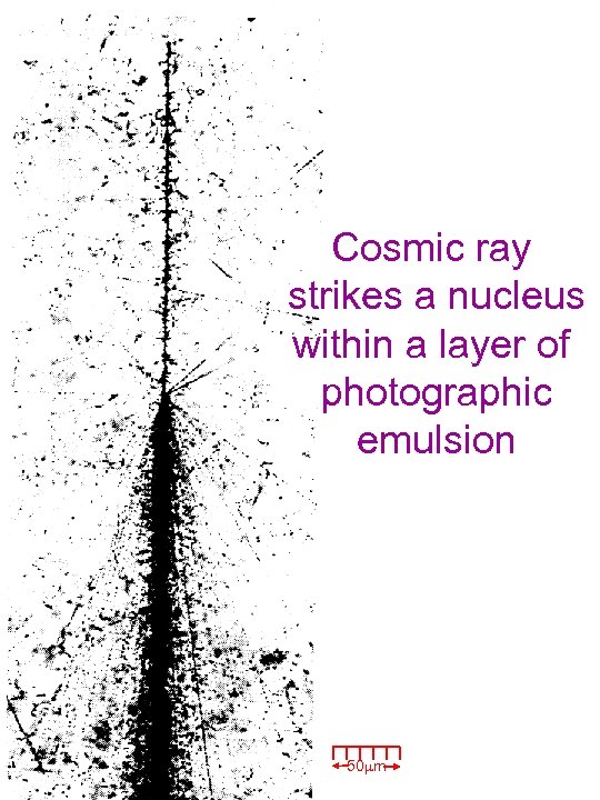 A History of Cosmic Rays Cosmic ray strikes a nucleus within a layer of