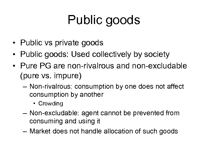 The Economy in the Environment basic concepts