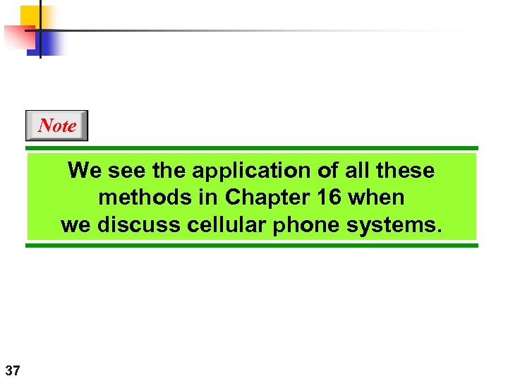 Note We see the application of all these methods in Chapter 16 when we
