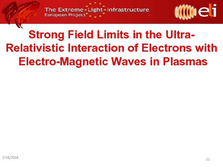 Strong Field Limits in the Ultra. Relativistic Interaction of Electrons with Electro-Magnetic Waves in