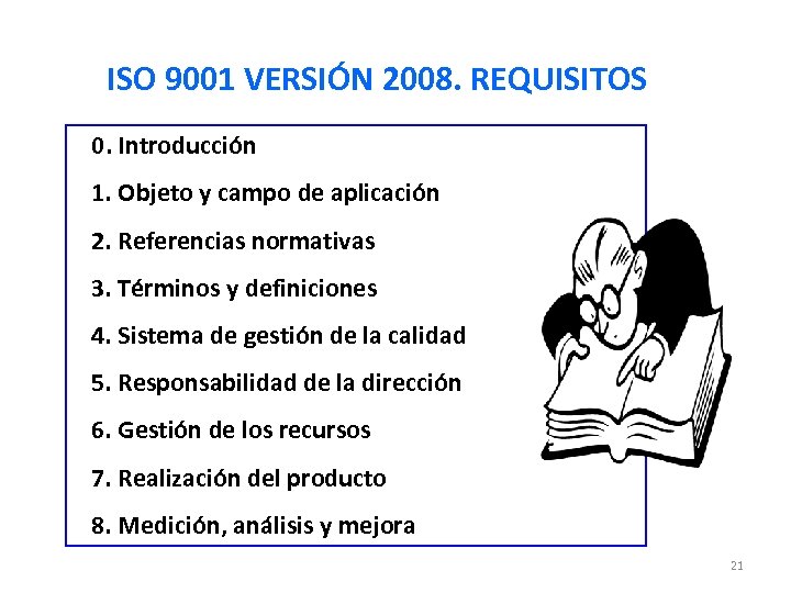 ISO 9001 VERSIÓN 2008. REQUISITOS 0. Introducción 1. Objeto y campo de aplicación 2.