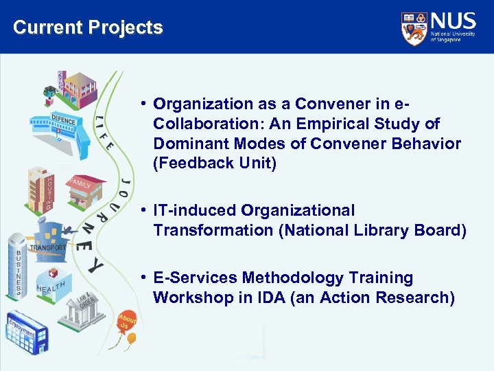 Current Projects • Organization as a Convener in e. Collaboration: An Empirical Study of