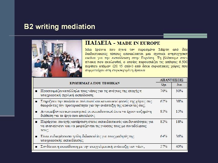 B 2 writing mediation 