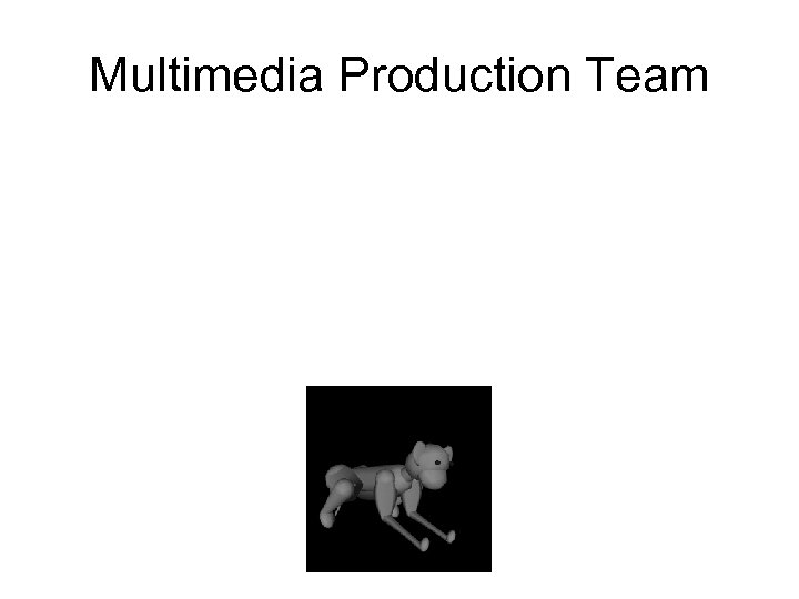 Multimedia Production Team 