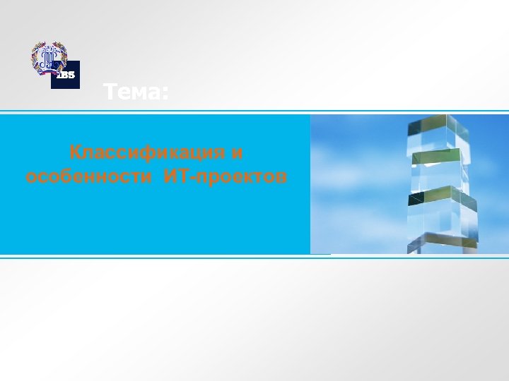Тема: Классификация и особенности ИТ-проектов 