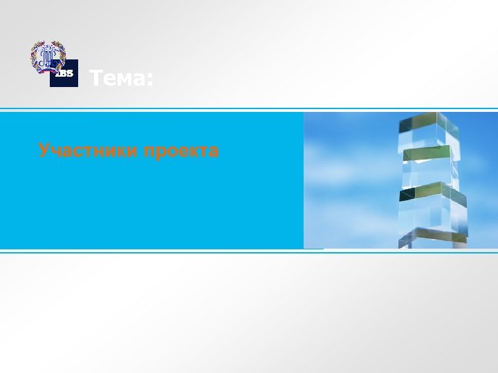 Тема: Участники проекта 