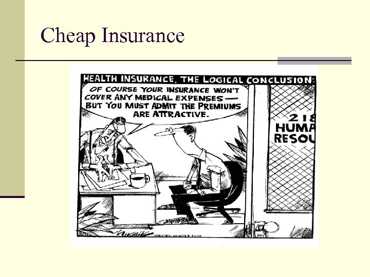 Cheap Insurance 