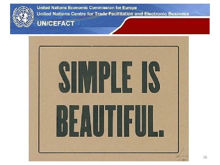 UN Economic Commission for Europe 26 