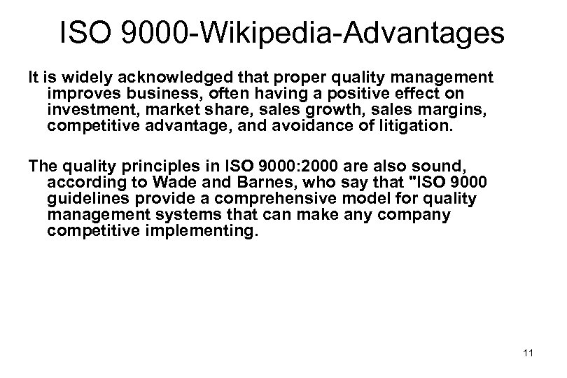 Lec 4 ISO-Wikipedia Ghazala Amin 1 ISO 9000