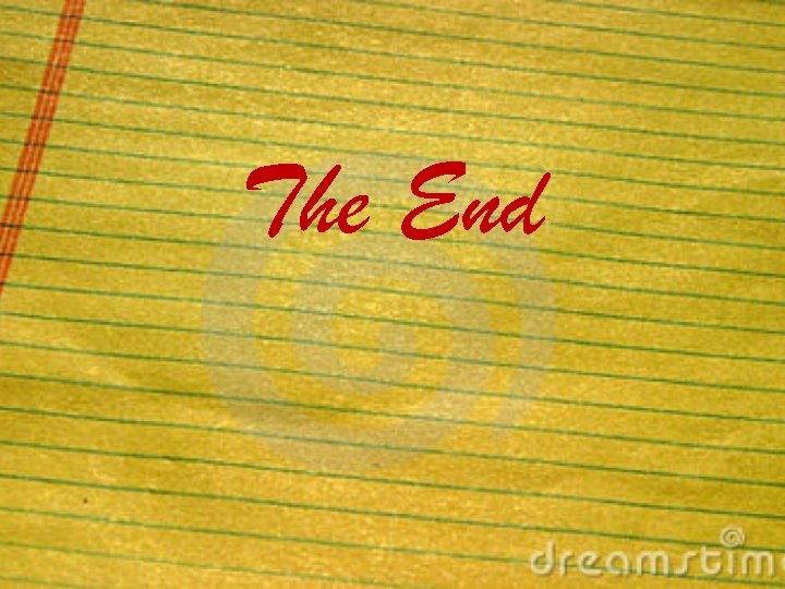 The End 