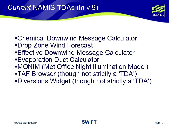 Current NAMIS TDAs (in v. 9) § Chemical Downwind Message Calculator § Drop Zone
