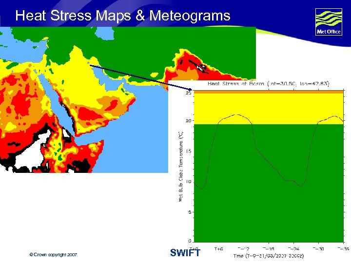 Heat Stress Maps & Meteograms © Crown copyright 2007 SWIFT Page 27 