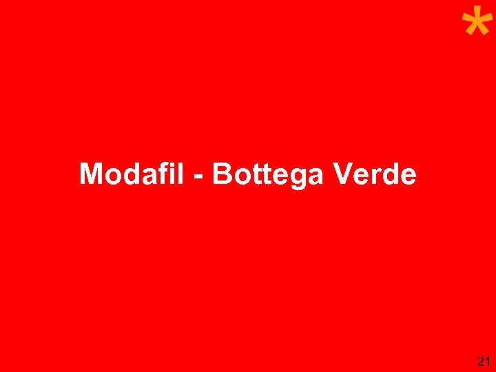 Modafil - Bottega Verde 21 