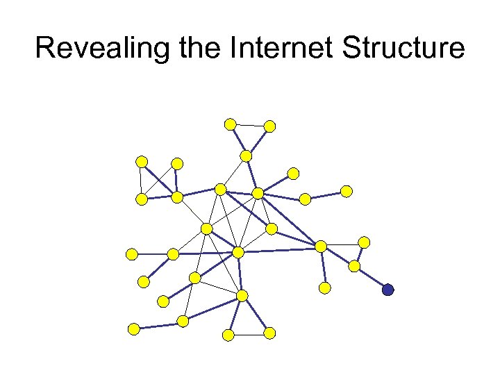 Revealing the Internet Structure 