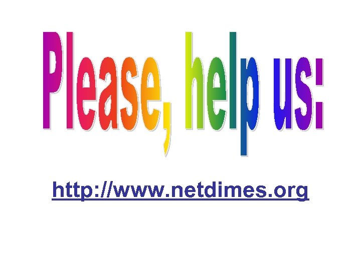 http: //www. netdimes. org 