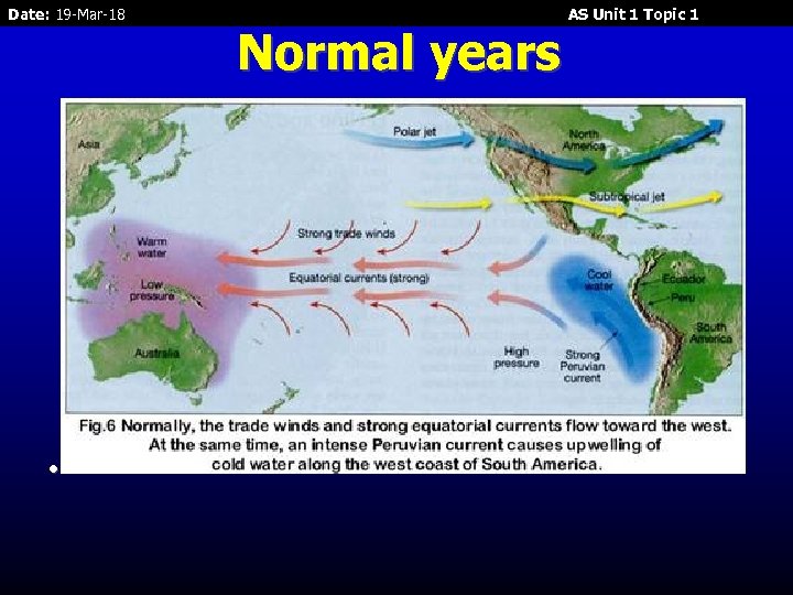 Date: 19 -Mar-18 • Normal years AS Unit 1 Topic 1 