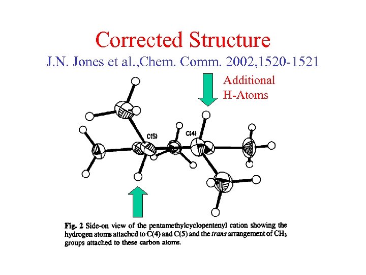 Corrected Structure J. N. Jones et al. , Chem. Comm. 2002, 1520 -1521 Additional