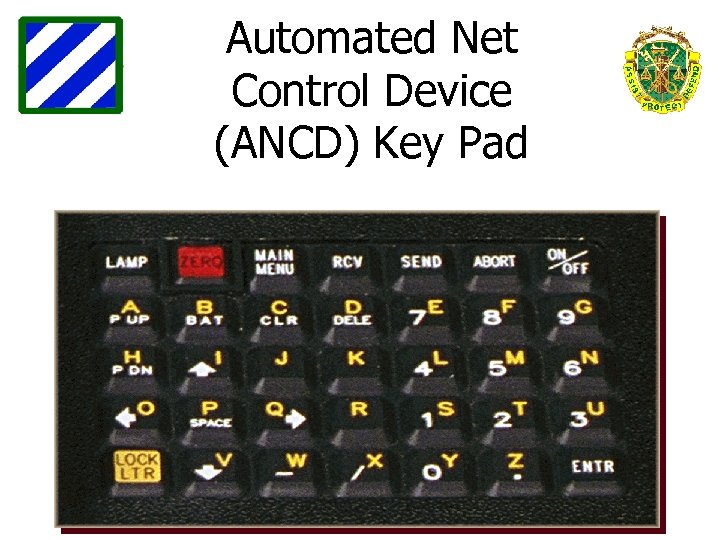 Automated Net Control Device (ANCD) Key Pad 